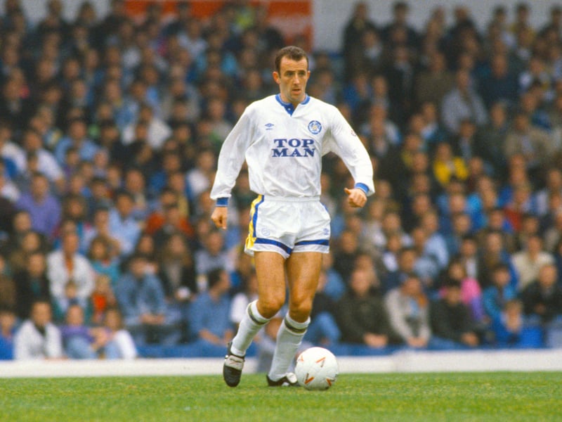 Scottish midfielder Gary McAllister arrived from Leicester City in July 1990.