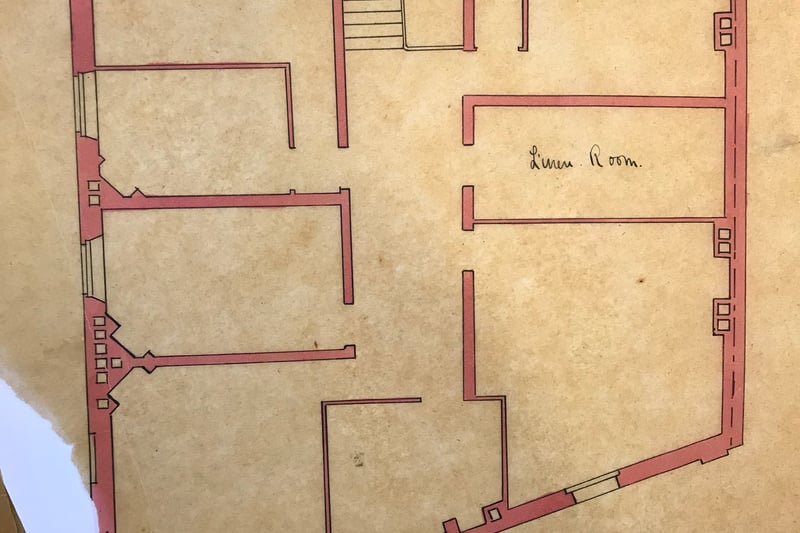 Planned drawings for the hotel, which opened in 1875. It was the work of architect S C Fripp, who had worked as Brunel’s assistant on designing the nearby Temple Meads station. (Source: Know Your Place)