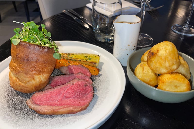 Glaschu is also in the running for Scottish Restaurant of the Year! Pictured here is their Sunday Roast