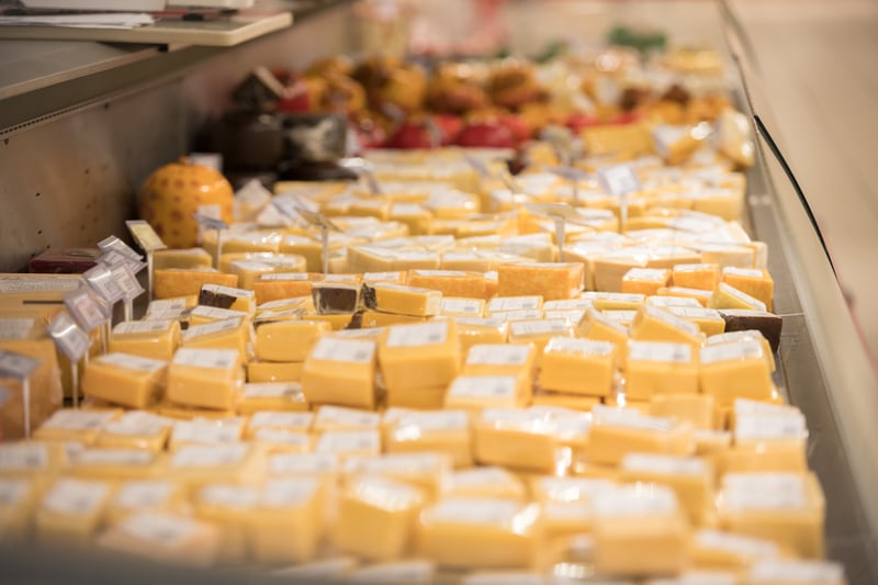 Cheese and curd increased in price by 23.1%.