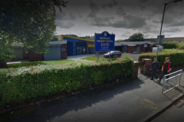  Moorgate Primary School in Bolton awarded places to 43.3% of parents who put it down as their first preference, with 38 not getting a place for their child