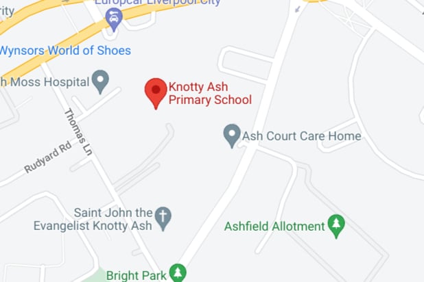 Knotty Ash Primary School had 49 applicants put the school as a first preference but only 28 of these were offered places. This means 21 applicants or 42.9% did not get a place.