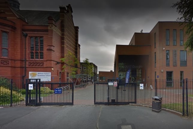 At William Hulme’s Grammar School, just 64% of parents who made it their first choice were offered a place for their child. A total of 33 applicants had the school as their first choice but did not get in. (Photo: Google Maps)