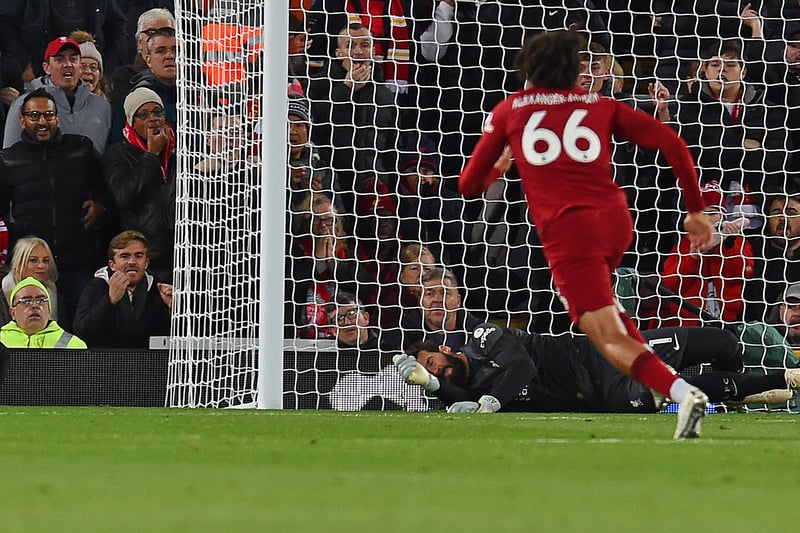 The goalkeeper has been Liverpool’s hero in the past two games. 