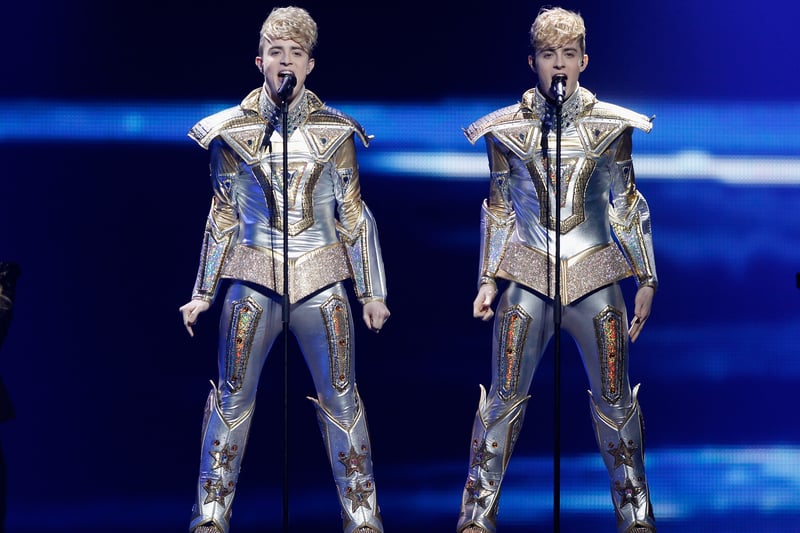 Jedward’s time on X Factor.  Identical twins John and Edward divided option of the judges and he public whey they took part in the ITV talent contest in 2009 but they still lasted for 7 weeks.