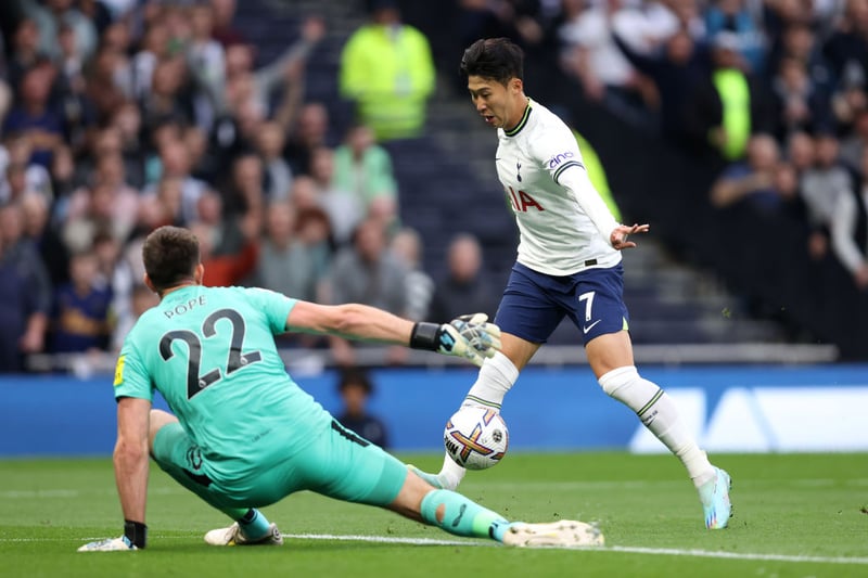 Two incredible first half saves to deny Heung-min Son and Harry Kane before Newcastle moved into a 2-0 lead. 