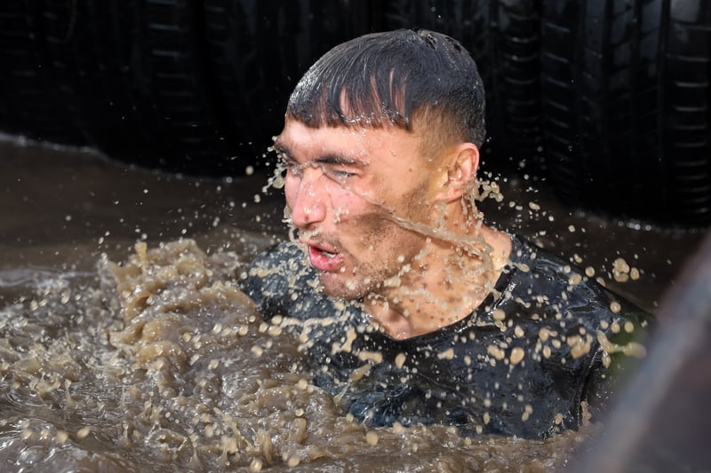 One of the water obstacles at Tough Mudder 2022. Credit: Tough Mudder