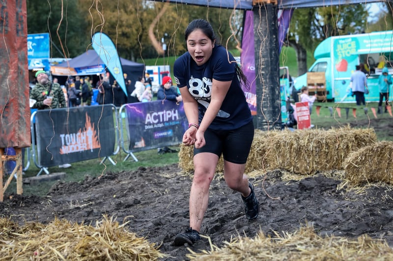 Getting muddy is all part of the fun. Credit: Tough Mudder