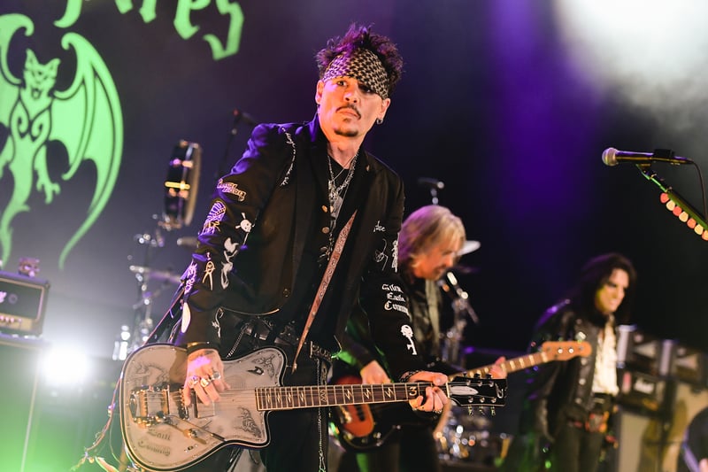 Johnny Depp of The Hollywood Vampires will return to Birmingham to perform at Arena in July 2023. He dined at an Indian restaurant in Birmingham in 2022 and racked up a bill of around $60,000. (Pic: Getty Images)