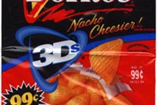 Doritos 3D were a bit like a crisp sandwhich - the doritos we know with a wonderful savoury filling in the middle.