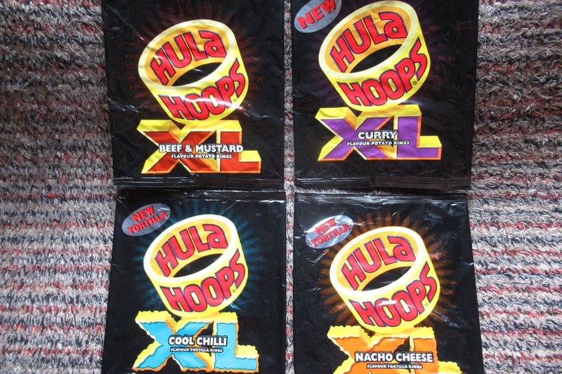 Hula Hoops XL were just like the Hula Hoops we all love, but bigger - and they came in a variety of yummy flavours.