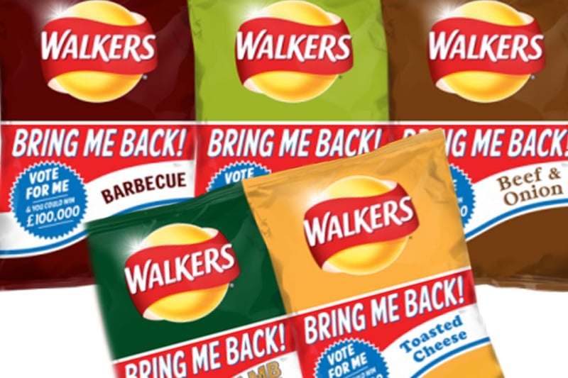 Back in 2015, Walkers launched a bring me back campaign and asked people to vote for their favourite retro flavour. They brought back BBQ flavour, but we still miss the ones they didn’t - like toasted cheese.