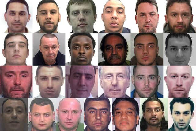 The UK’s 25 most wanted fugitives.