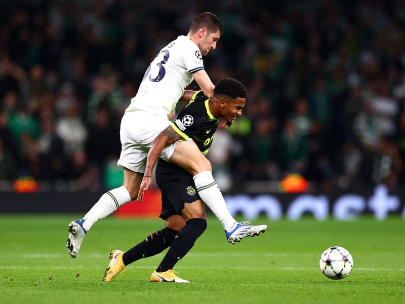 The defender was safe with the ball and not quite willing to make a mistake so was always always playing the safe ball-4