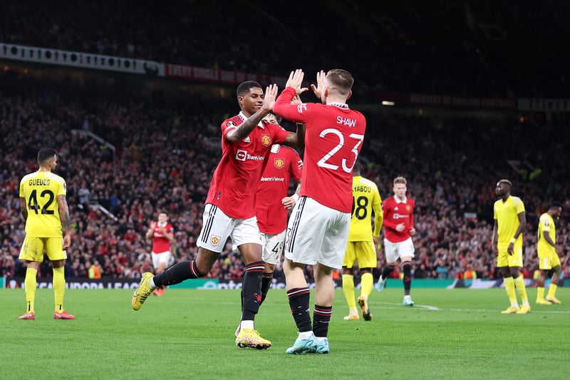 His cross for Rashford’s goal was well timed and Shaw was good after coming on.