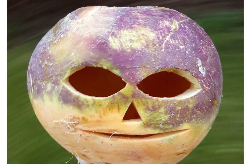 According to folklore, in ancient times a man called Jack O’Lantern was a mysterious figure who roamed the street with a burning lump of coal inside a hollowed out turnip. During Samhain, people would therefore carve out turnips to create their own lanterns to scare away evil spirits.  This custom was changed to pumpkins sometime in the 19th century.