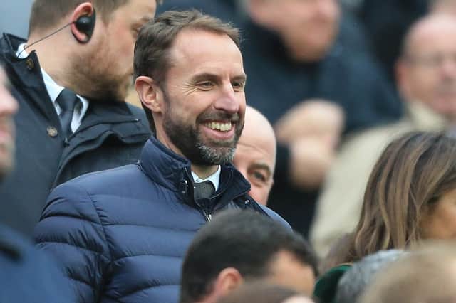 Southgate at Newcastle vs Aston Villa ahead of World Cup squad selection