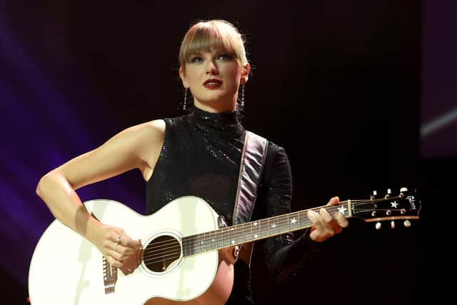 Taylor Swift’s album Midnights has taken the top spots on the UK charts