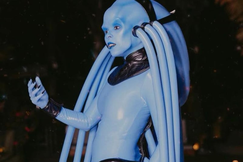 Singer and actress Janelle Monáe transformed into Diva Plavalaguna from The Fifth Element (Pic: Instagram, @janellemonae)