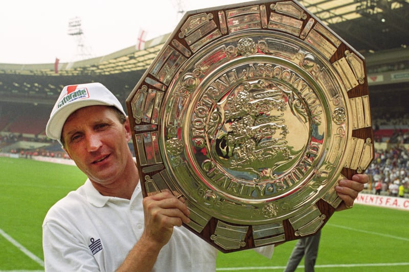 Howard Wilkinson with the Charity Shield in August 1992.