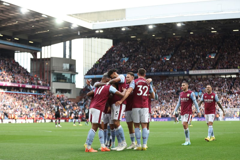 Aston Villa have picked up 12 points from their opening 13 Premier League games. PPG: 0.92.