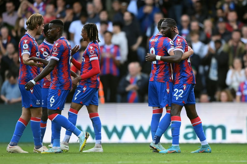 Palace have picked up 16 points from their opening 12 Premier League games. PPG: 1.33. 