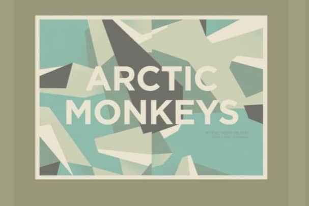 Only one print is still available to buy on the band’s official website. (Credit Artic Monkeys website)