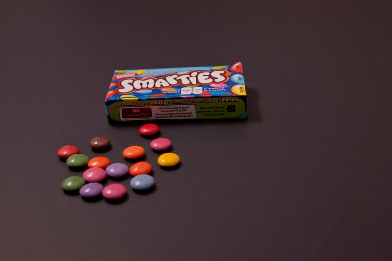 You may not remember that Smarties were once part of the Quality Street sharing tub. A small carton of the different-coloured shelled chocolates appeared in the Christmas tub for one year only in 2004. With 6,500 searches per month, it seems that people would like to see the multi-coloured treat box make a comeback.