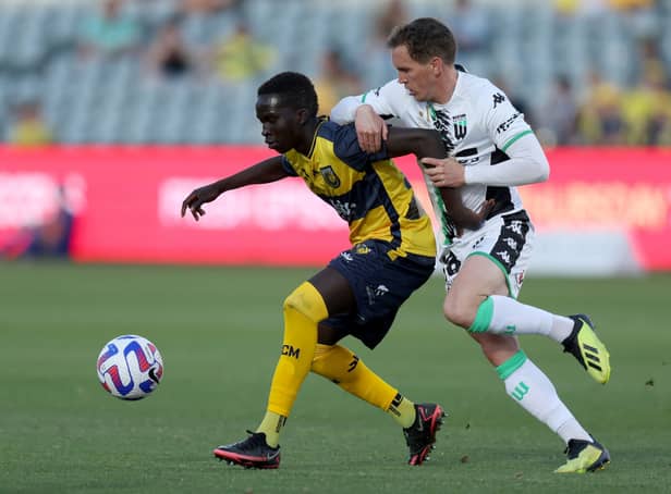 <p>Garang Kuol will officially join Newcastle United in January. (Photo by Scott Gardiner/Getty Images)</p>