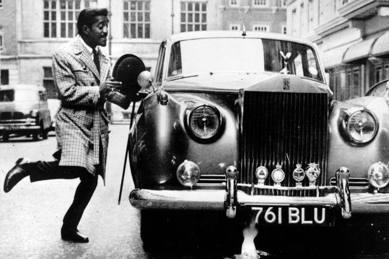  Sammy Davis Junior visited Liverpool for a week of performances at the Empire Theatre, in April 1963. Image: Keystone/Getty Images.