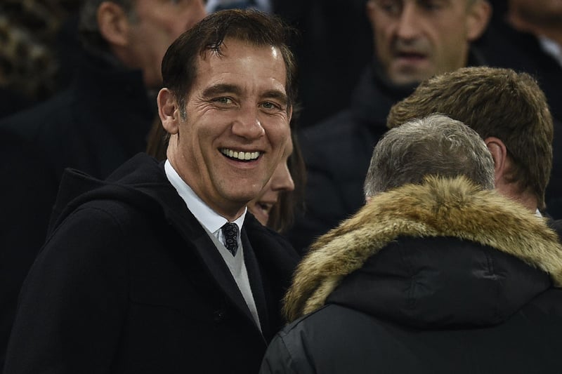 Hollywood actor Clive Owen visited Goodison Park on December 19, 2016 to watch the Merseyside derby. Image: Oli Scarff/AFP.