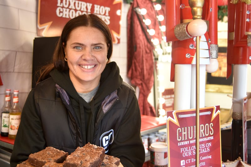 Stacey Gowers on the Churros stall