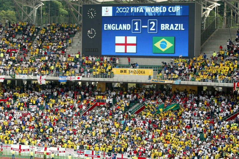 The scoreboard reads defeat for the Three Lions - but there’s no shame for Sven-Göran Eriksson’s men as their executors go on to win the whole tournament.