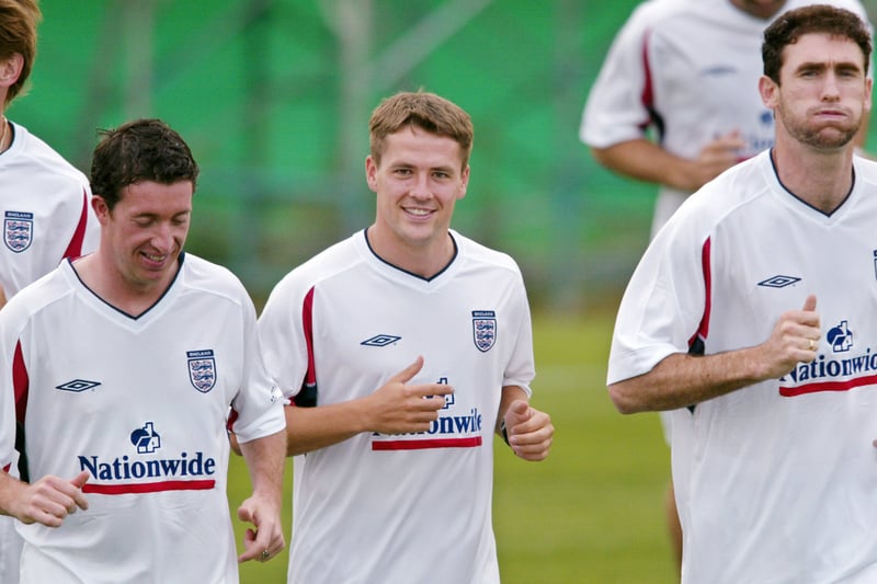 Robbie Fowler in training on the island of Awaji as the Three Lions prepare for their final Group F game against Nigeria.