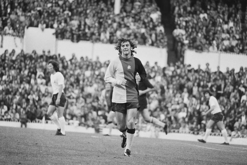 Trevor Francis of Birmingham City takes to the pitch