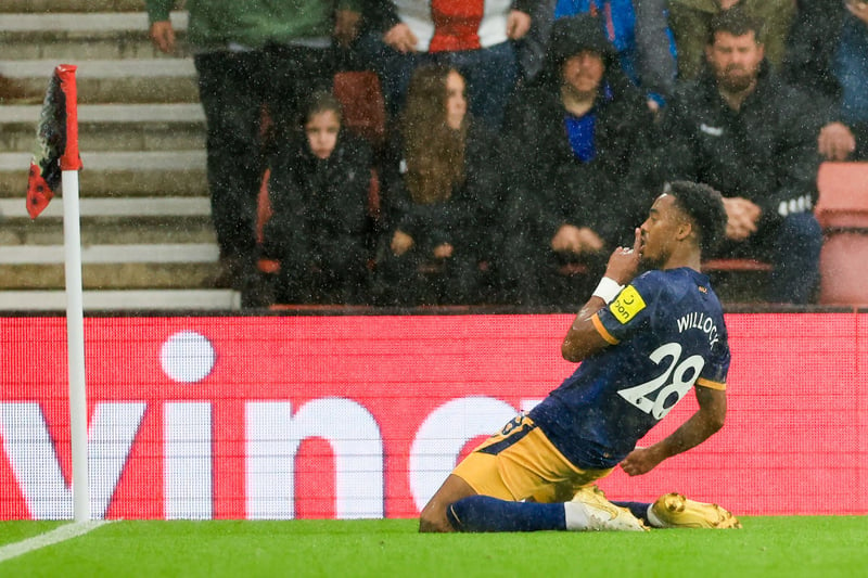 Willock will hope to add to his goal tally after scoring his first of the season at Southampton last weekend. 
