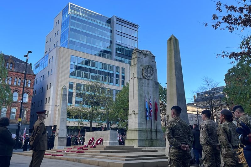  Manchester commemorates fallen service men and women on Remembrance Sunday 2022. Credit: Manchester World