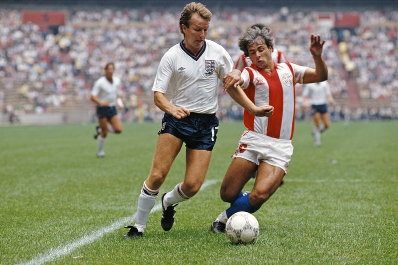 An unexpected run to the quarter-final where genius and controversy in equal measures saw England beaten by Diego Maradona’s Argentina.  Bobby Robson’s side grew into the tournament with Gary Lineker ending as top goalscorer.  A clean and net effort from Umbro with the kit too.