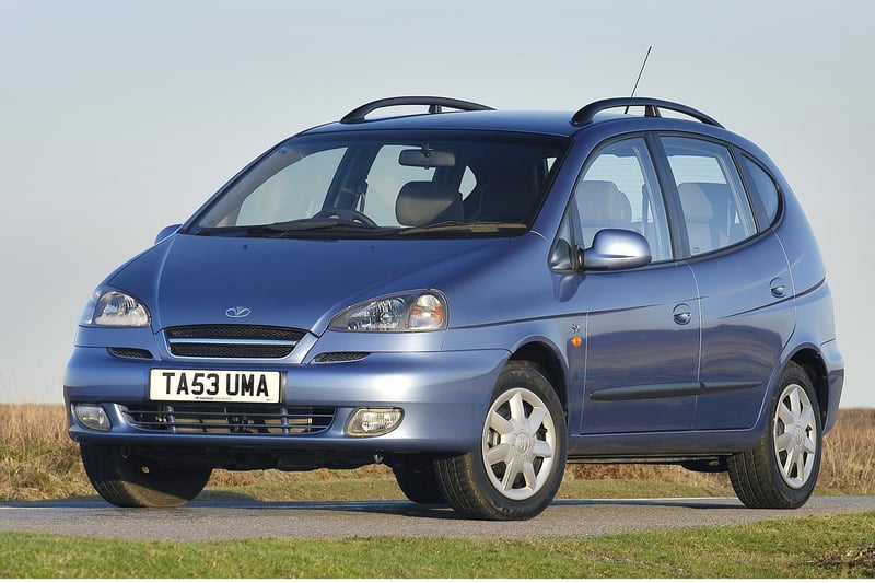 The Tacuma was another of Daewoo’s in-house efforts, designed to offer a compact family MPV in the period when the market was awash with cars like the Renault Scenic, Citroen Picasso and Vauxhall Meriva. It survived longer than some Daewoo models and was rebadged as a Chevrolet for a while but perhaps its most distinctive feature is that you could specify it with an on-board PlayStation linked to a ceiling-mounted screen.