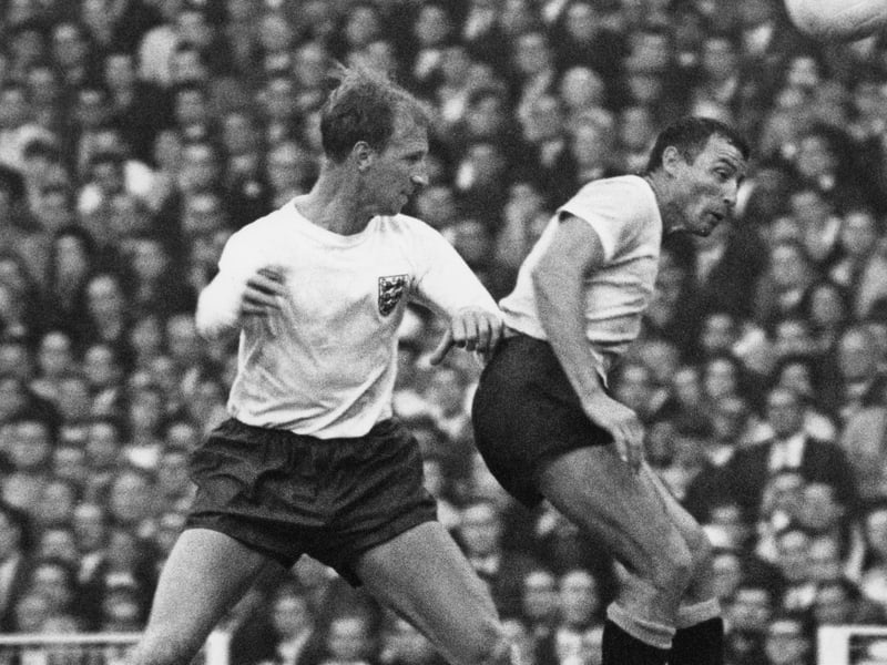 Because of their final win, England’s 1966 World Cup Finals is always remembered for their red change kit worn against West Germany. But their home shirt was a simple and beautiful effort.
