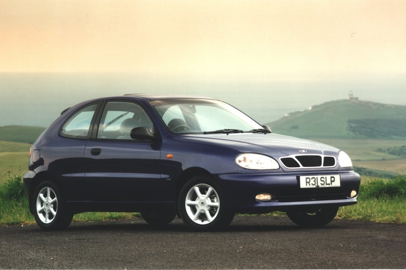 Daewoo’s history in the UK is a tortured one. The brand started off selling slightly restyled Vauxhalls, put its name to rebadged SsangYongs for a bit, launched its own range models and was then bought out and rebadged as Chrysler. The Lanos was Daewoo’s first car created in-house and launched in 1997. Design was by Italdesign but the Lanos’s focus was on reliability and value rather than looks and driving thrills. It did well for the brand among customers seeking low-cost motoring but the brand and model vanished in the early 2000s when GM took over. 