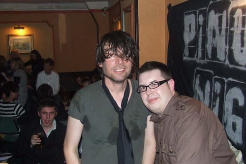 Alex James from Blur played a DJ set at Pin Up Nights in The Woodside Social Club