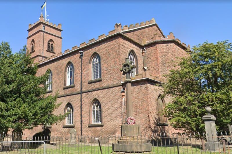 A brick church built 1812-13, with balconies to three sides. Contains two William Morris windows of 1870s. Suffers from a persistent dry rot problem in floors and balconies, and cementitious pointing is preventing masonry from drying out. The National Lottery Heritage Fund has offered grant aid under the Grants for Places of Worship scheme.
