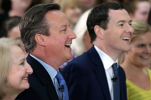 Austerity arguably lasted from 2010 until 2019, with David Cameron and George Osborne being its architects (image: Getty Images)