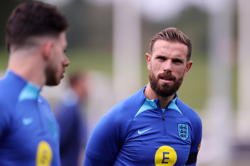 Henderson will also represent the Three Lions. Just like with Liverpool, he has been a reliable figure for England over the years, and he should start, with Kalvin Phillips only recently returning from injury.
