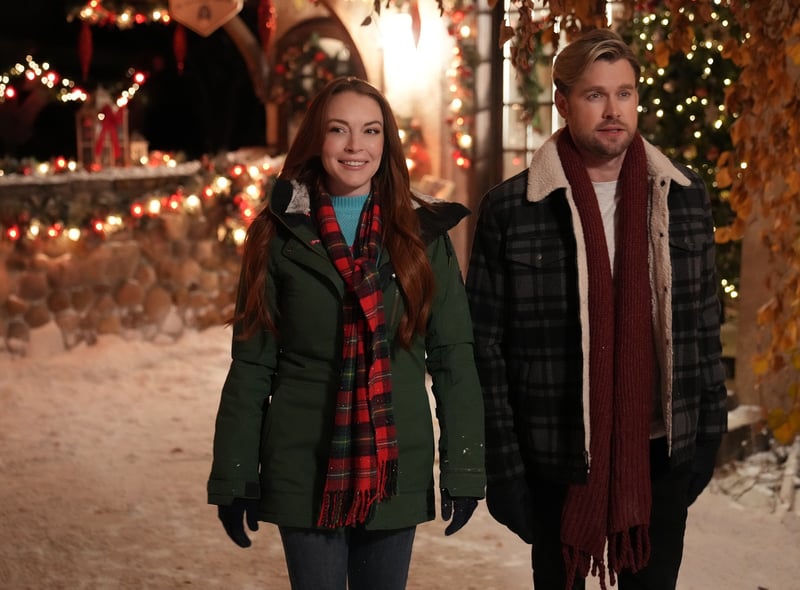 Lindsay Lohan is back in Falling for Christmas. Starring alongside Chord Overstreet, this romantic comedy tells the story of newly engaged heiress who ends up with amnesia after a skiing accident just before Christmas. Thankfully, the handsome cabin owner is there to give a helping hand (Pic: Netflix)