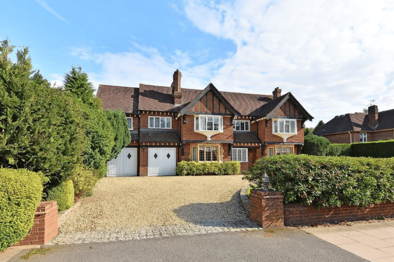 A stunning of the  5 bedroom family home is up for sale on the  Calthorpe Estate in Birmingham