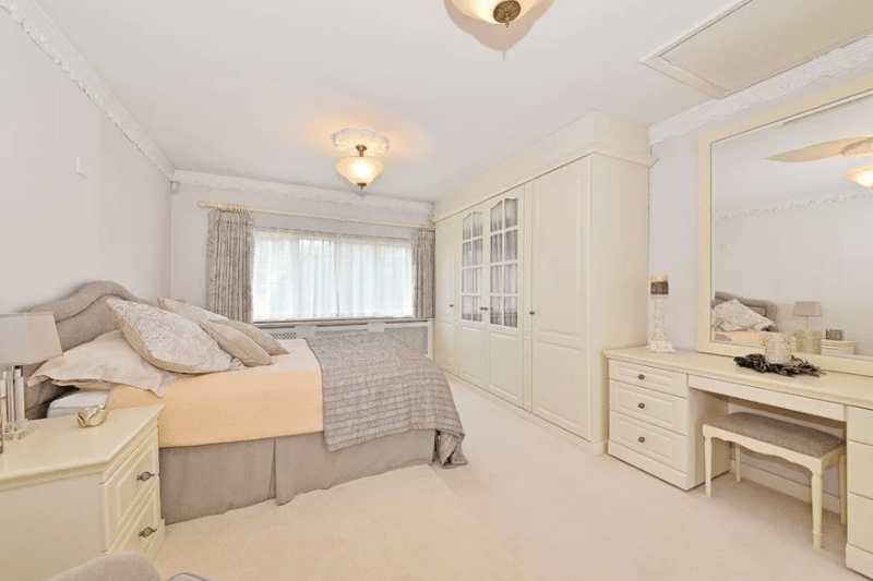 One of the double bedroom in the detached property on the renowned Calthorpe Estate, Birmingham.