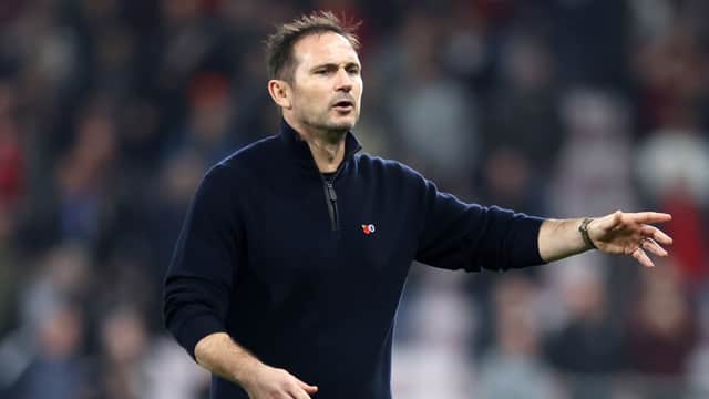 Everton manager Frank Lampard. Picture: Luke Walker/Getty Images