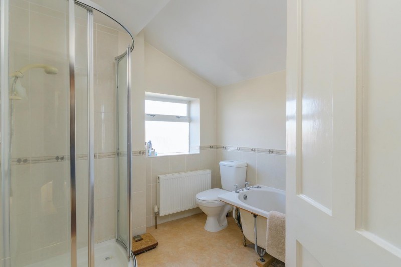 Property offers a modern bathroom